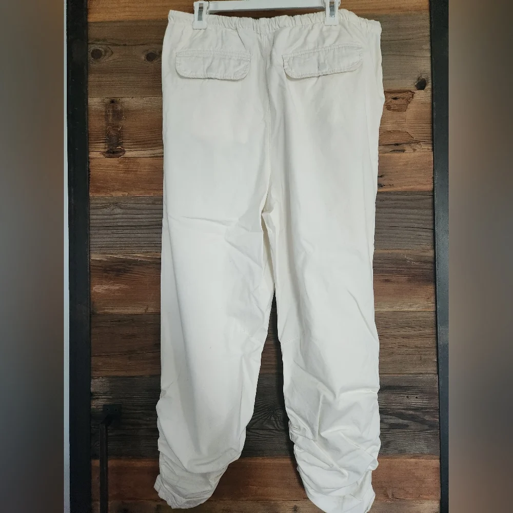NWOT Free People New Light Parachute Pants Ivory (See Minor Spot Last Image) - Picture 5 of 6